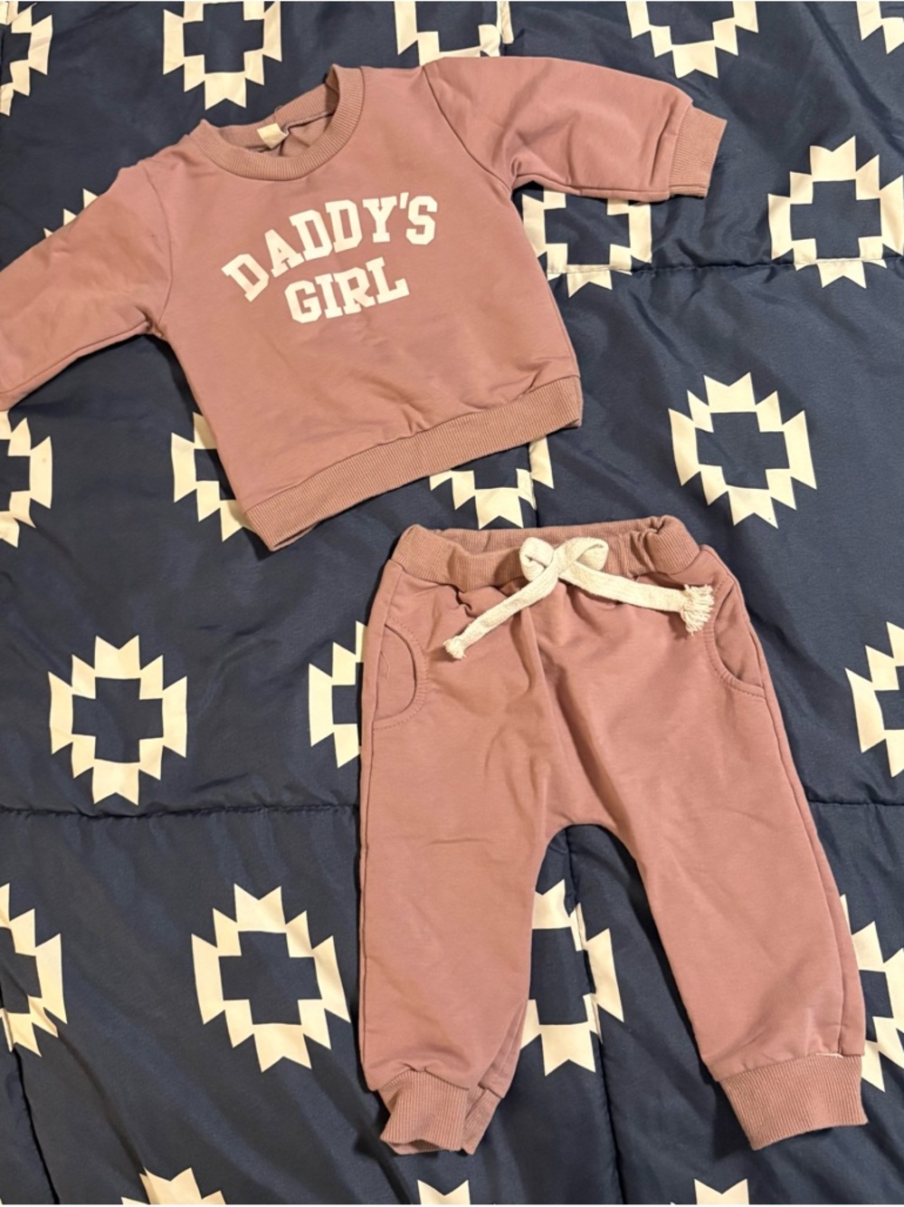 Daddy's Girl Matching Sweatshirt & Jogger Set